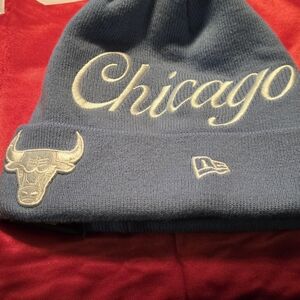 New Era Blue Chicago Bulls Beanie